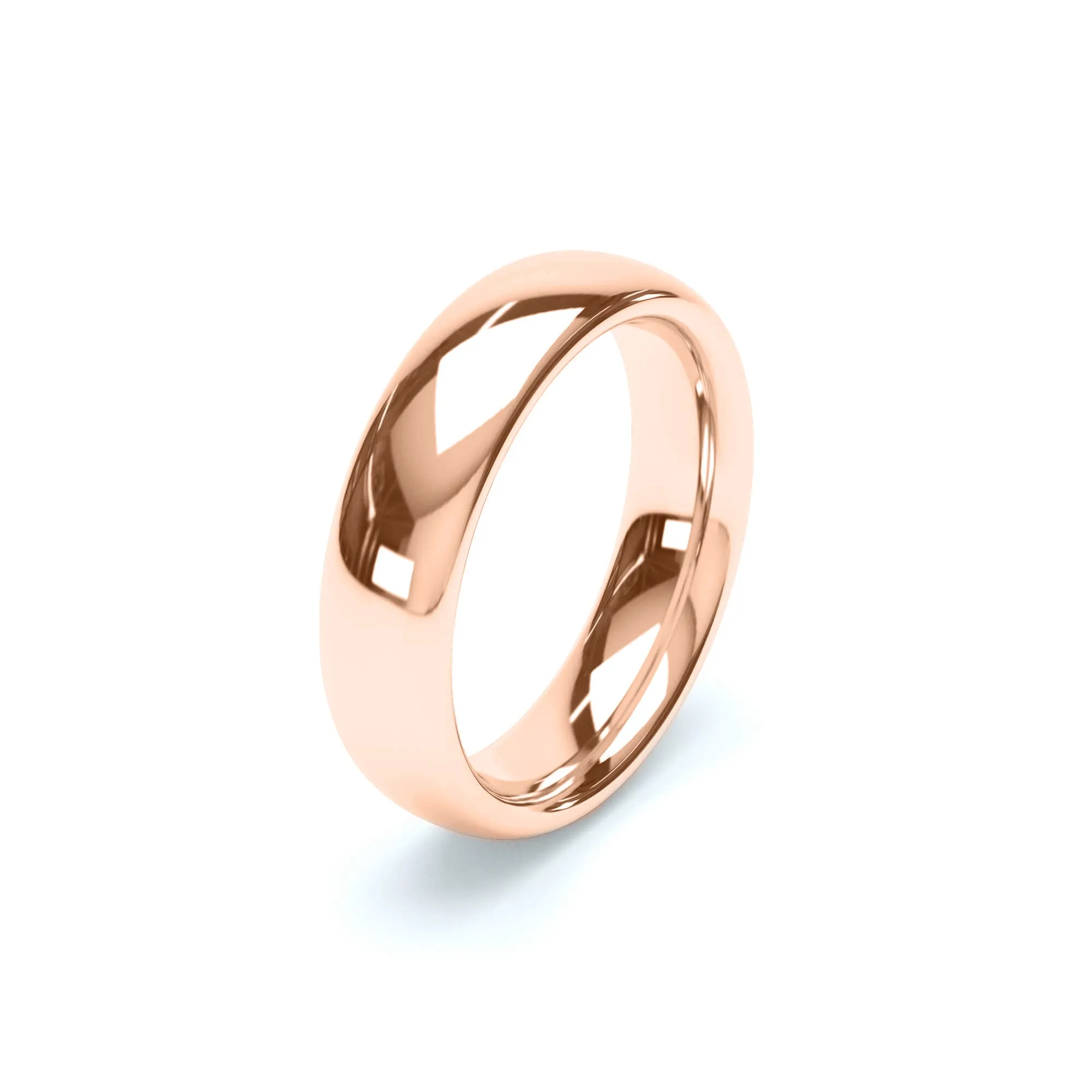 - Regular Court Profile Wedding Ring 9k Rose Gold