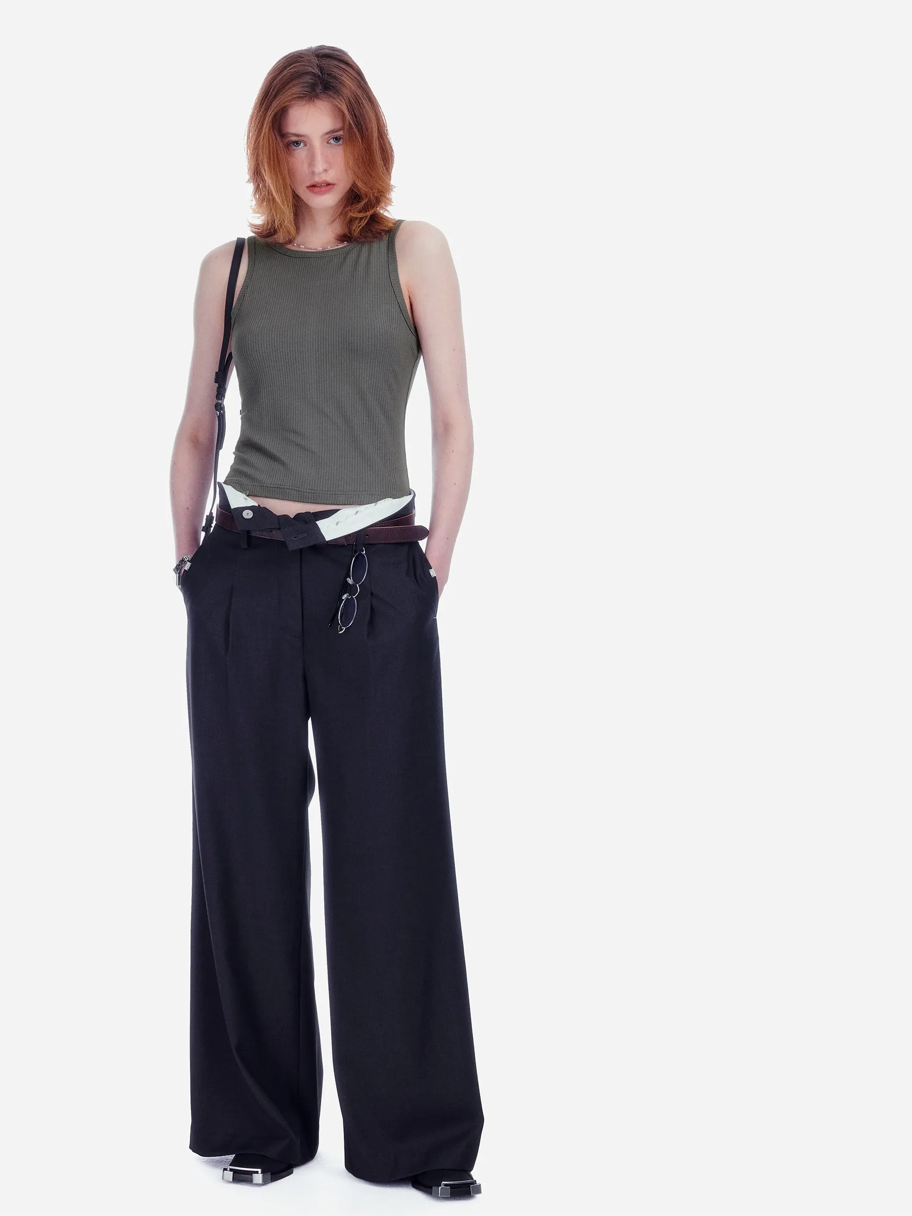 009 - Literary Fold-Over Trousers