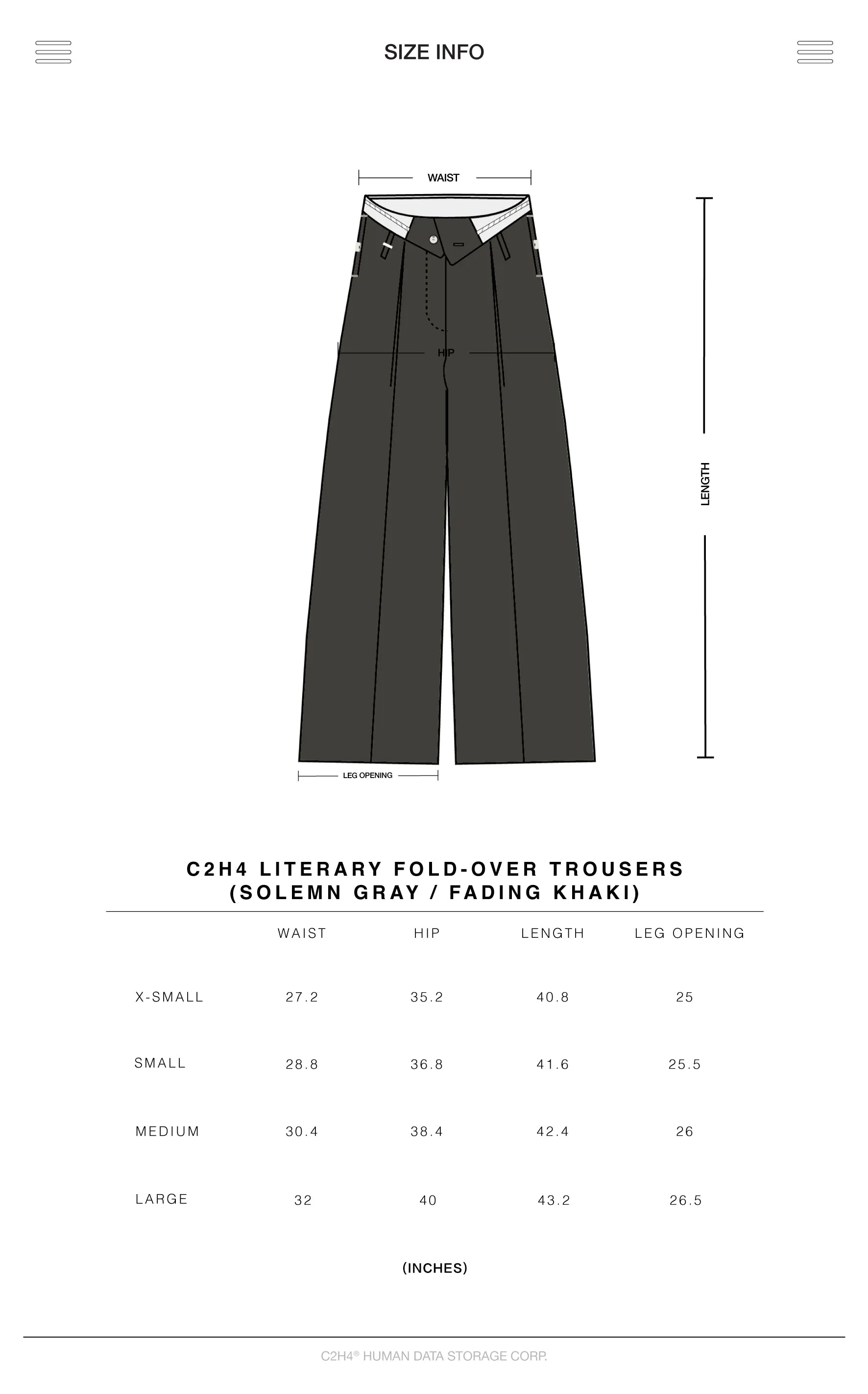 009 - Literary Fold-Over Trousers