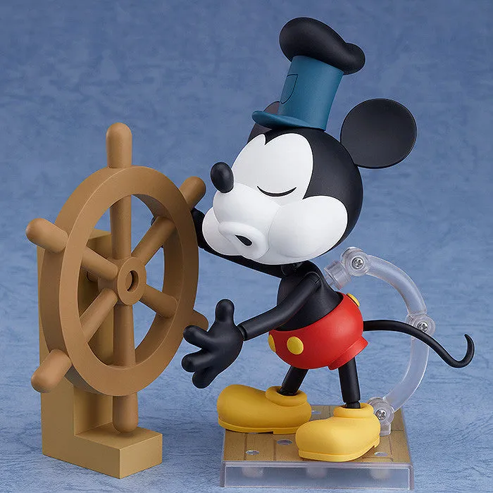 1010b Nendoroid Mickey Mouse Figure - 1928 Ver. Steamboat Willie (Color)