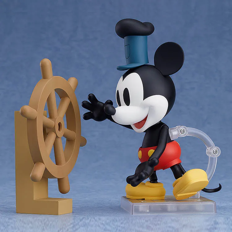 1010b Nendoroid Mickey Mouse Figure - 1928 Ver. Steamboat Willie (Color)