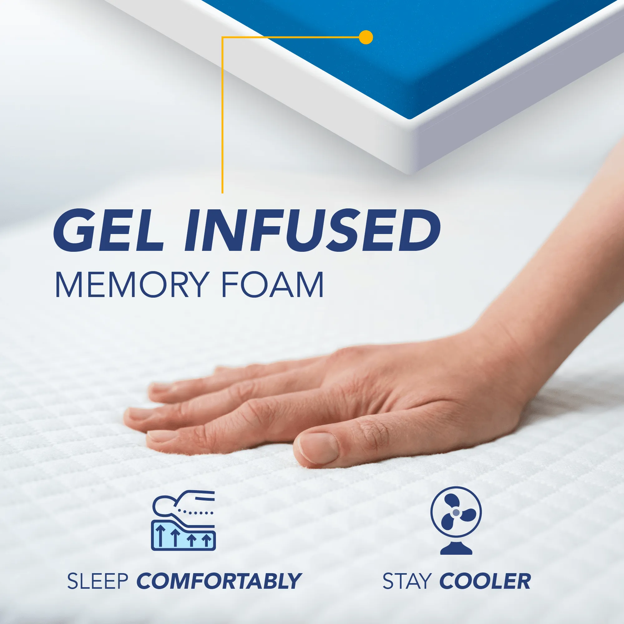 10" CoolBreeze Gel Memory Foam Mattress