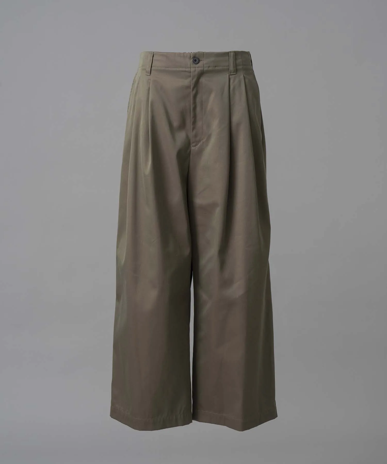 120/2/2 Suvin Cotton Gabardine Prime-Wide Two Tucks Pants