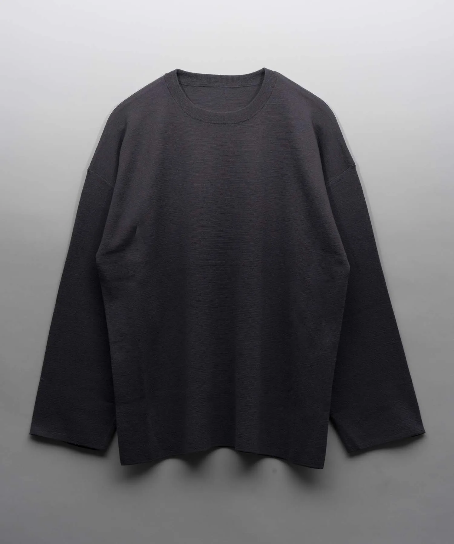 14G Milan Ribs Prime-Over Crew Neck Knit Pullover