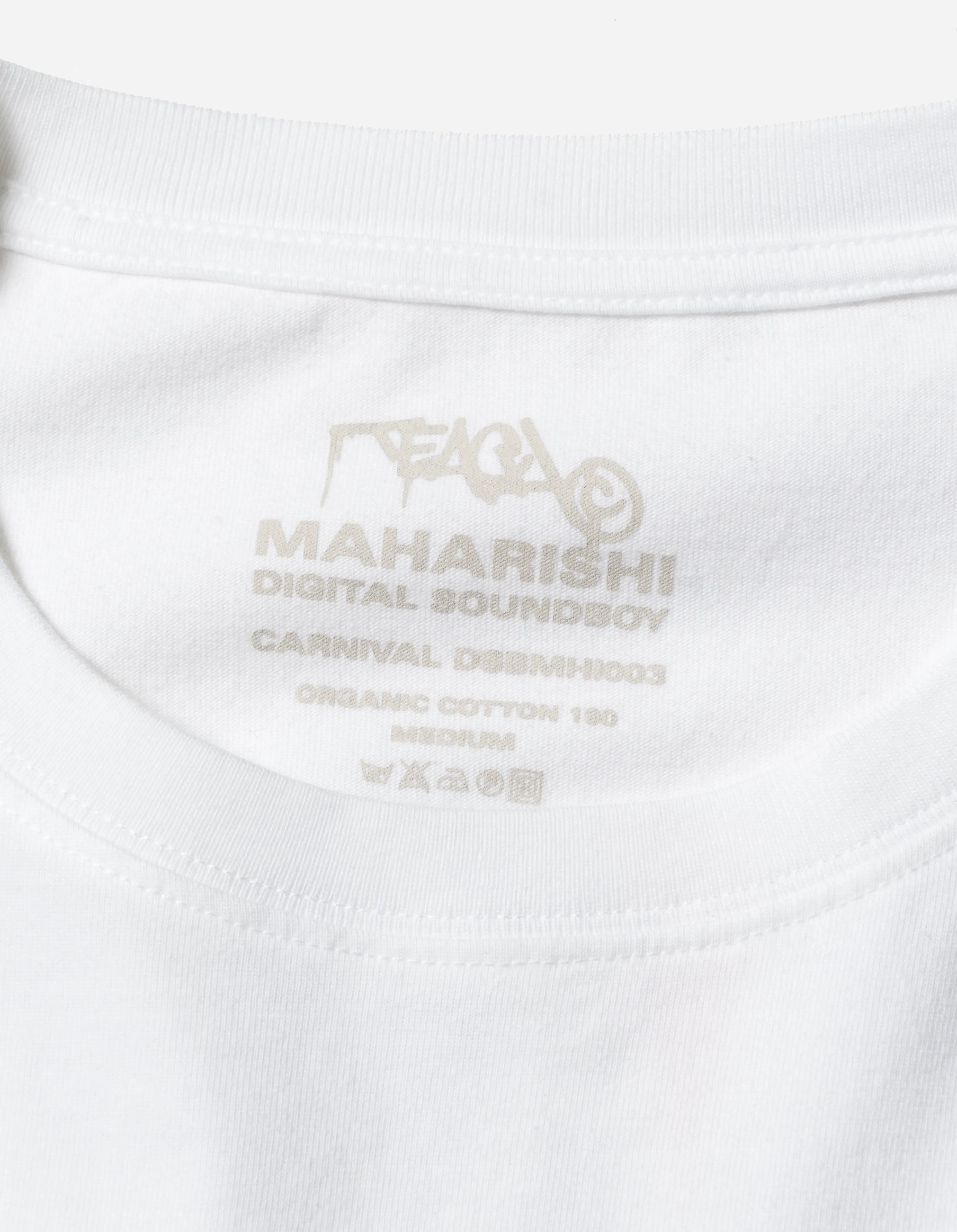 1552 Maharishi x Digital SoundBoy T-Shirt White