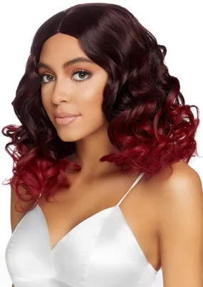 18" Curly Ombre Long Bob Wig