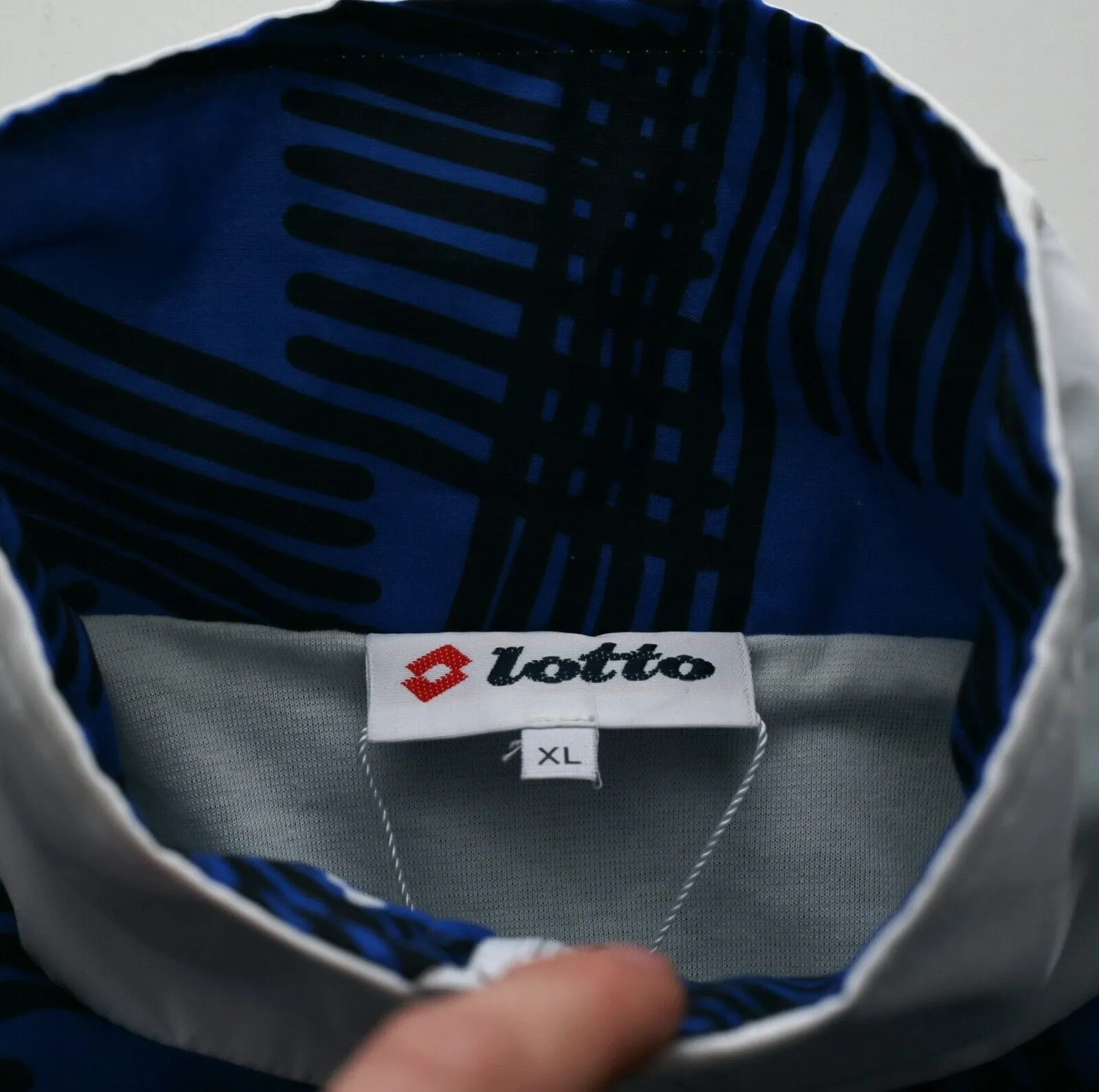 1991/93 ATALANTA Vintage Lotto Player Issue Shell Training Jacket (XL)