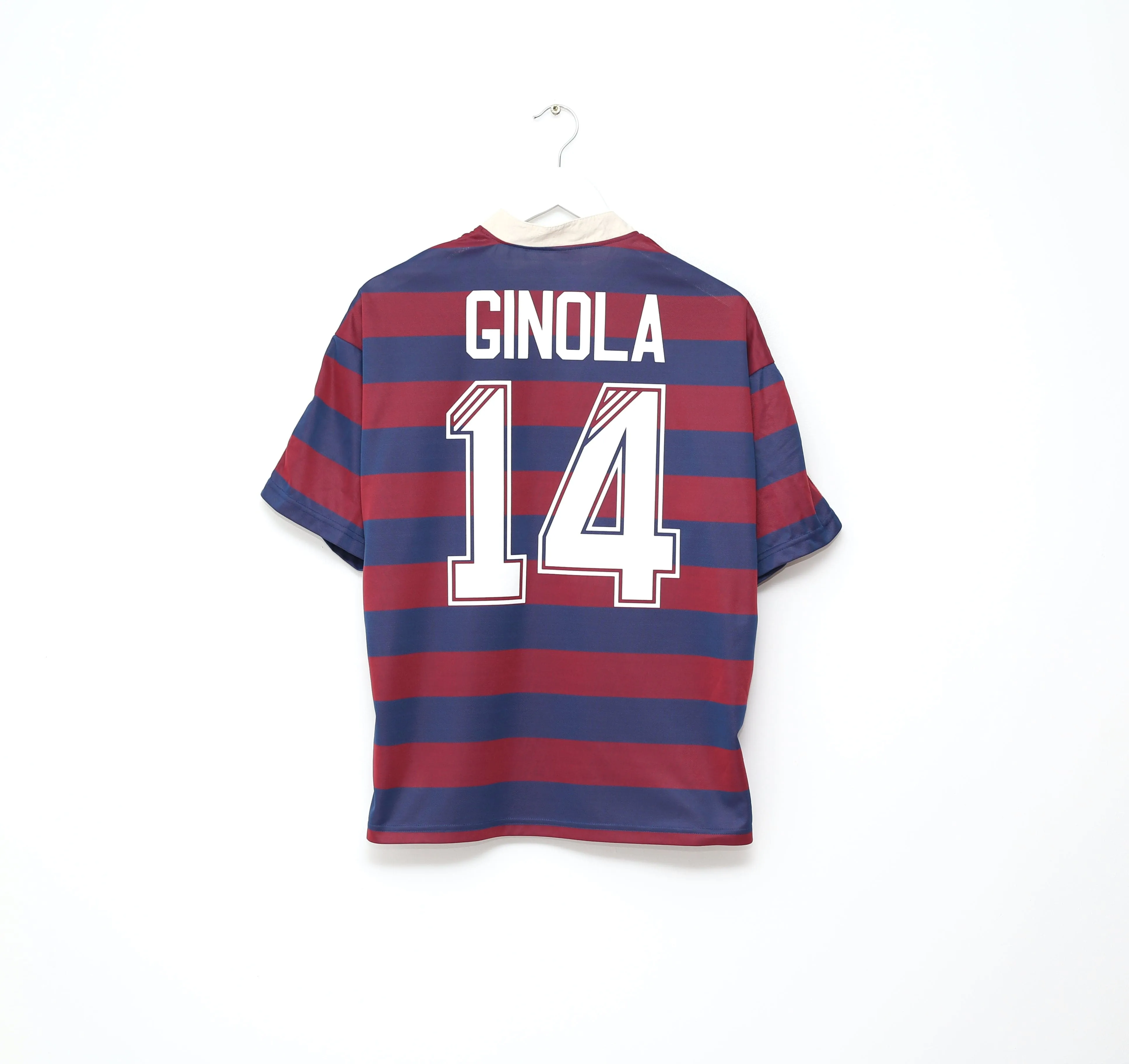 1995/96 GINOLA #14 Newcastle United Vintage adidas Away Football Shirt (M)