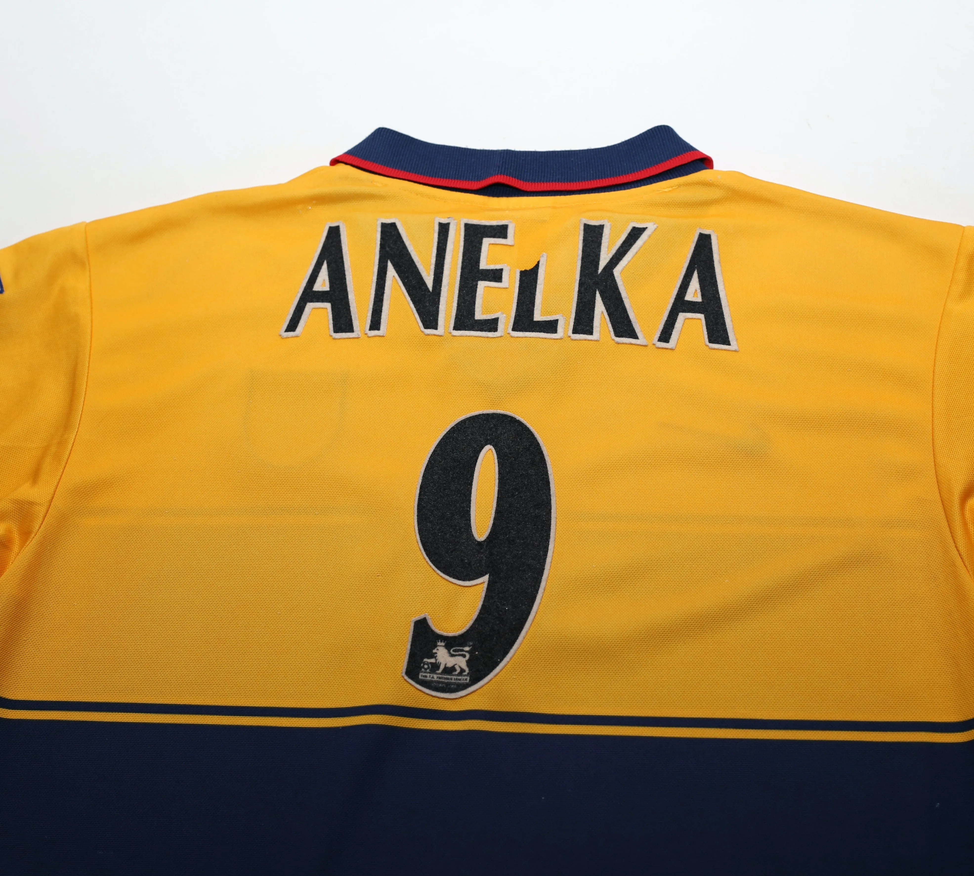 1997/99 ANELKA #9 Arsenal Nike Away Football Shirt (XLB)