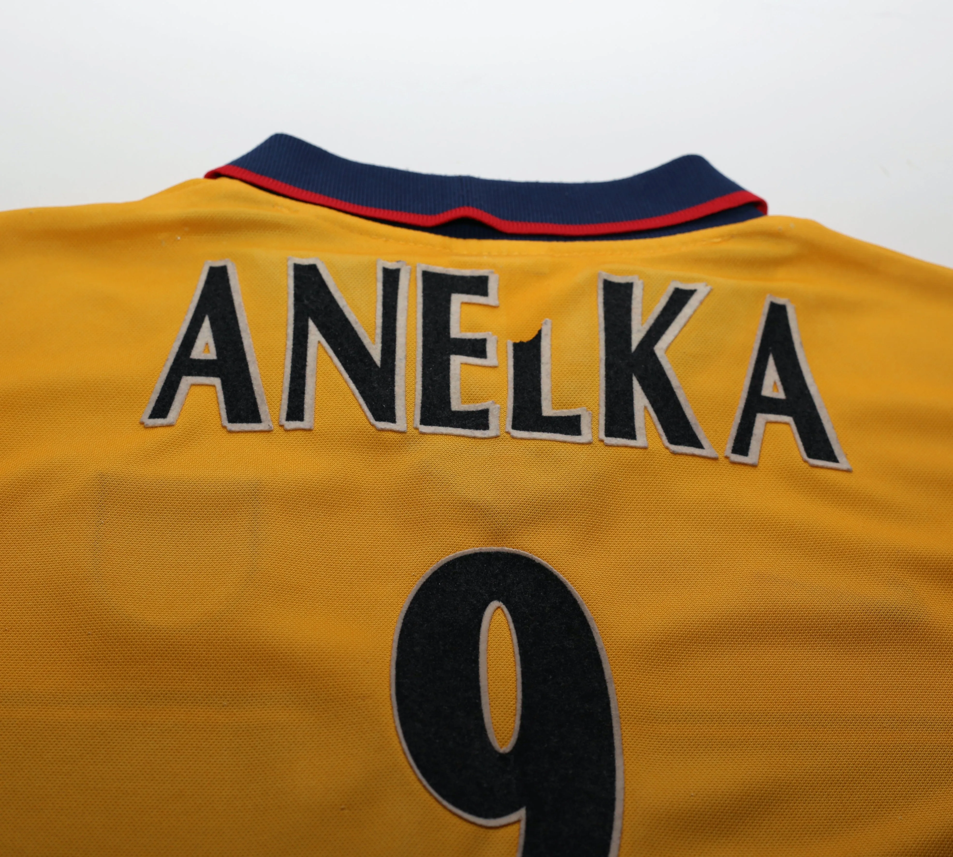 1997/99 ANELKA #9 Arsenal Nike Away Football Shirt (XLB)