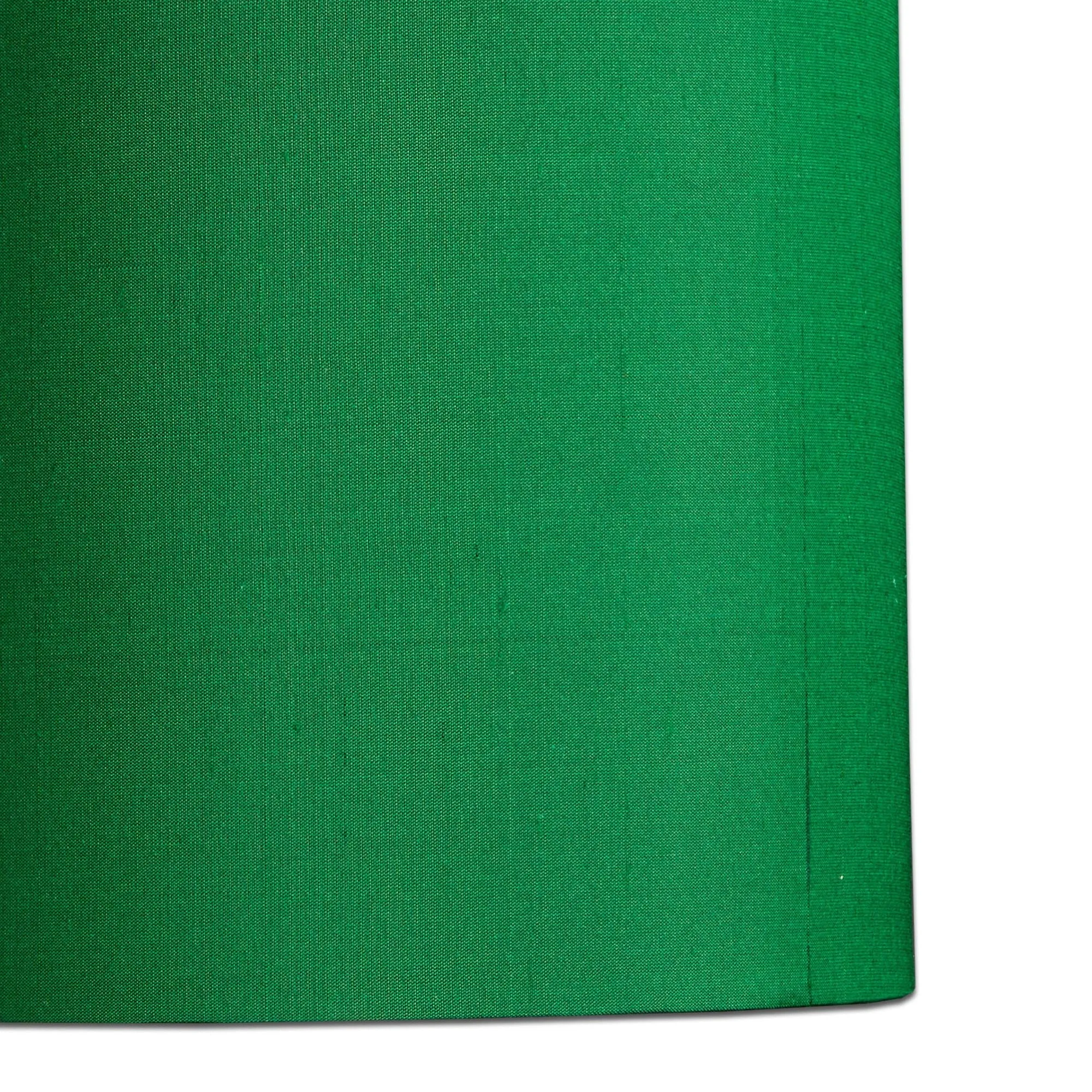 25cm drum lampshade in emerald dupion silk