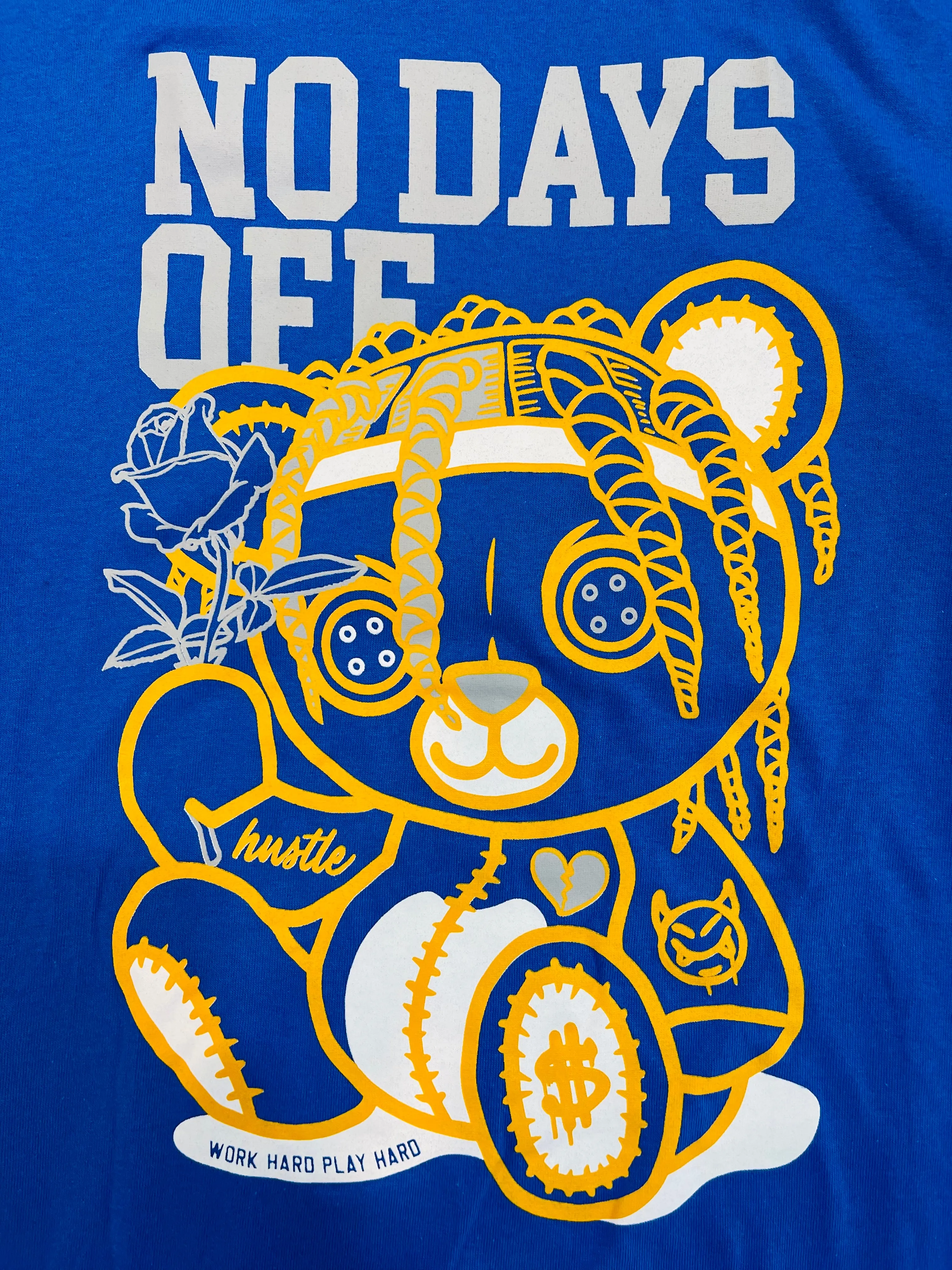 3Forty Inc. 'No Days Off Pastel Bear' T-Shirt