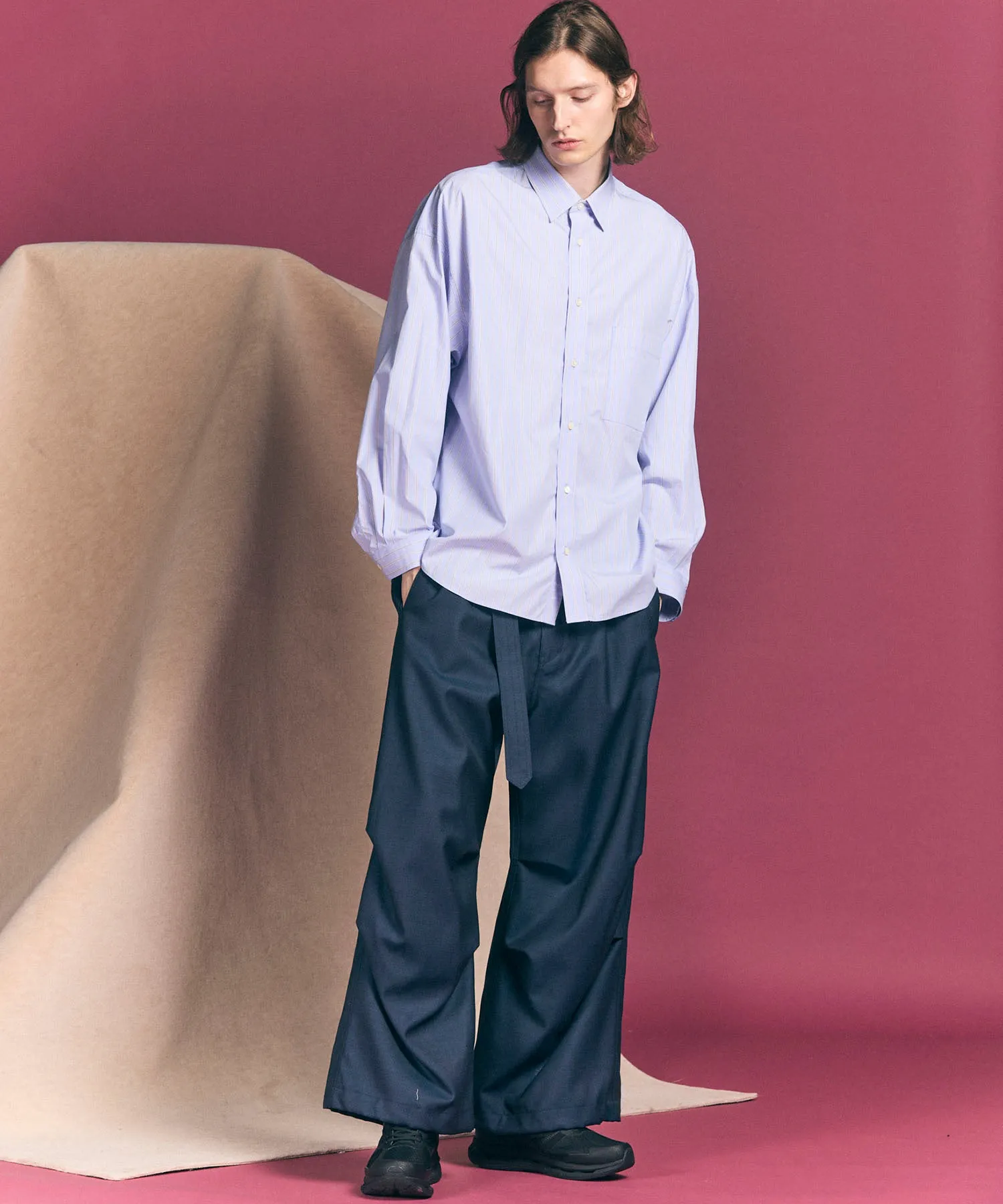 4 Colors Chambray Washable Wool Prime-Wide Snow Pants