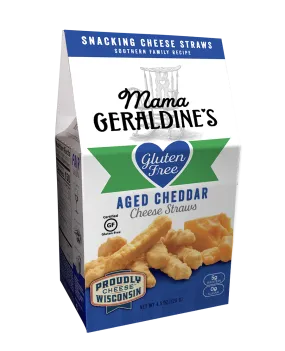 4.5 oz. Certified Gluten Free Aged Cheddar Cheese Straws