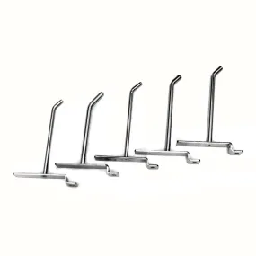 4" Single Display Hook Arms Pack of 5 Ideal for Shops/Offices