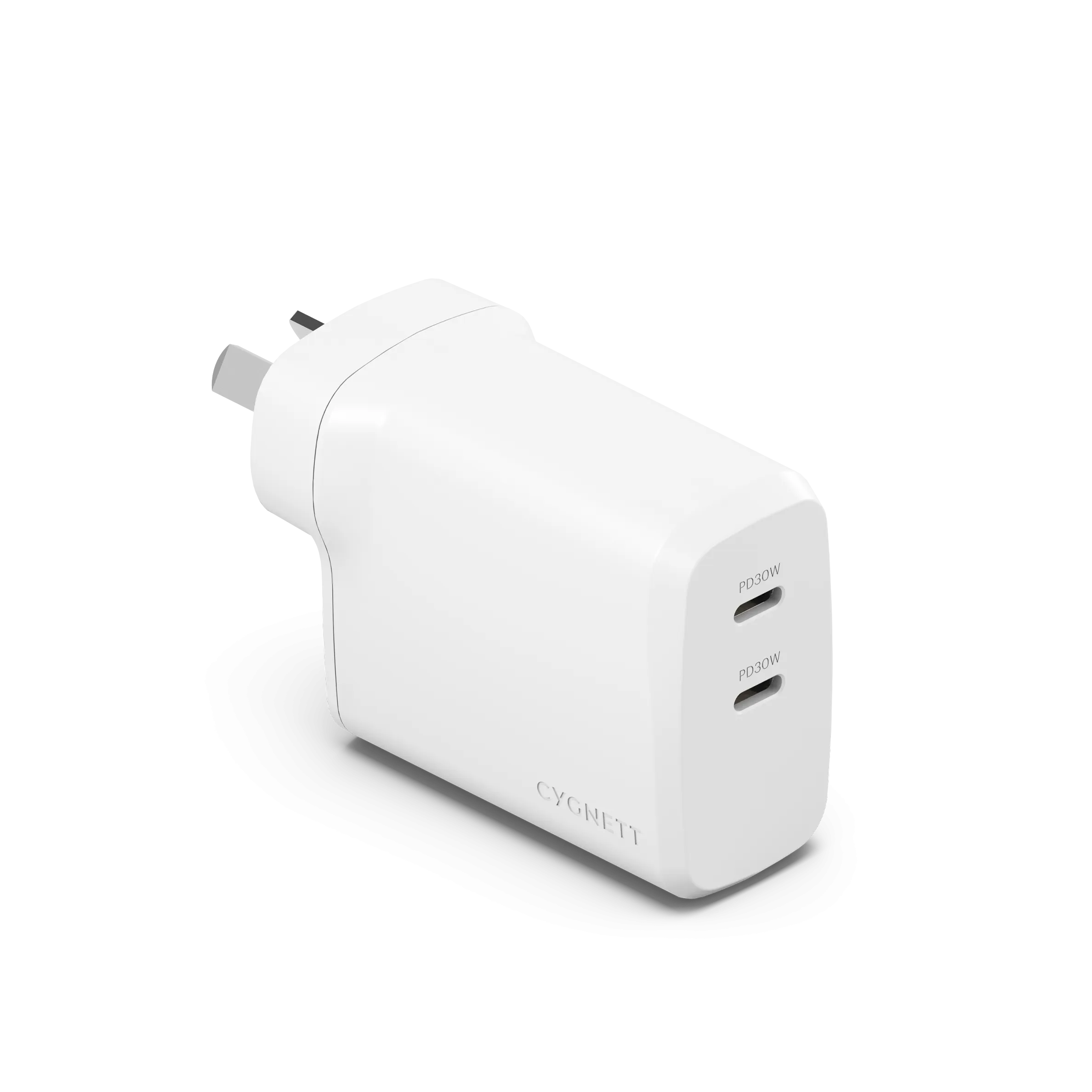 60W Dual USB-C Wall Charger