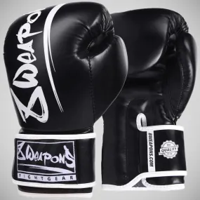 8 Weapons Unlimited Boxing Gloves Black/White