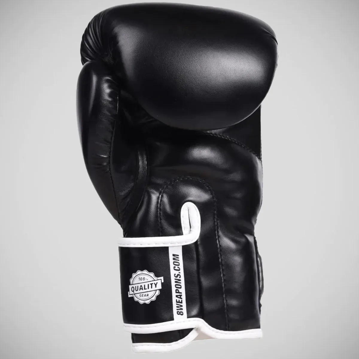 8 Weapons Unlimited Boxing Gloves Black/White