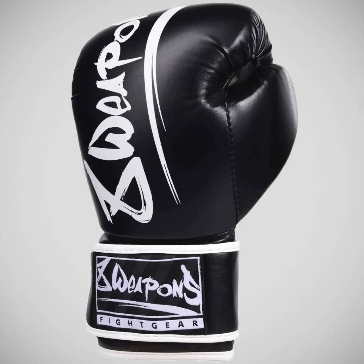 8 Weapons Unlimited Boxing Gloves Black/White