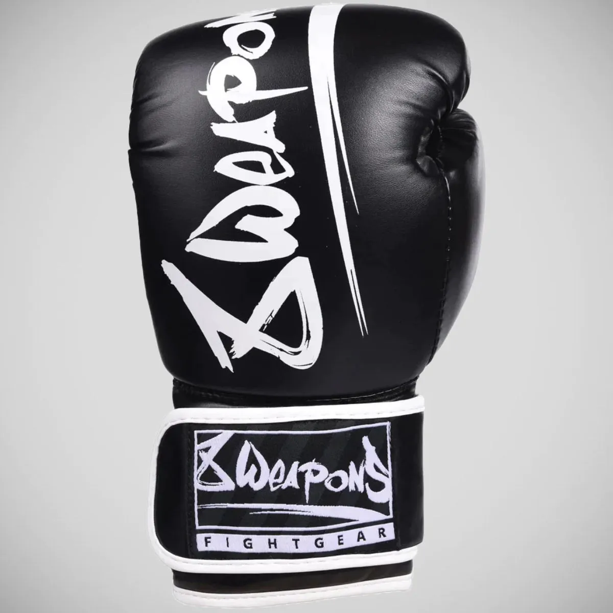 8 Weapons Unlimited Boxing Gloves Black/White