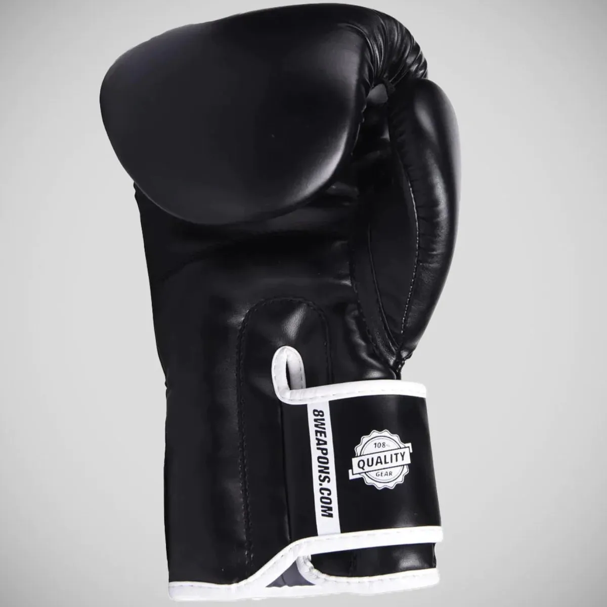 8 Weapons Unlimited Boxing Gloves Black/White