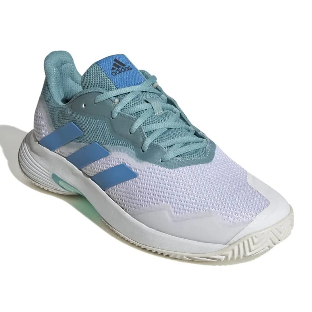 adidas CourtJam Control Men's Tennis Shoe (Mint/Blue/White)