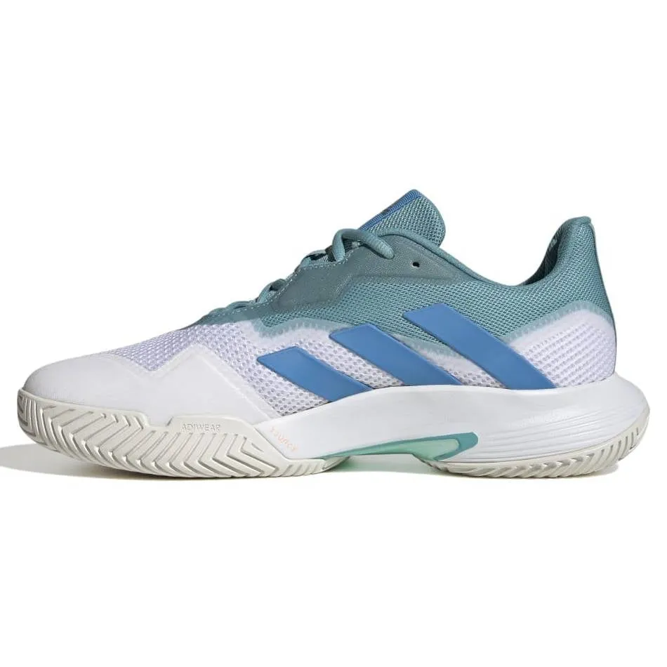 adidas CourtJam Control Men's Tennis Shoe (Mint/Blue/White)