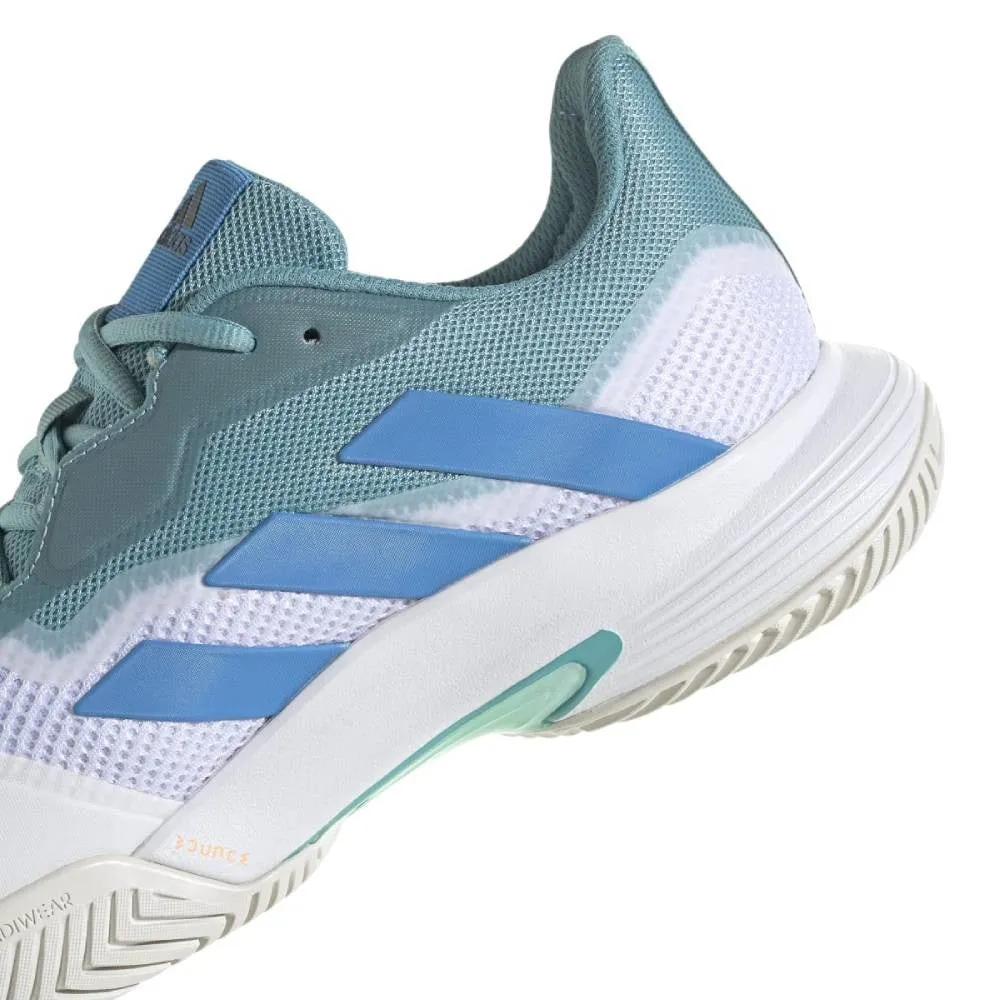 adidas CourtJam Control Men's Tennis Shoe (Mint/Blue/White)