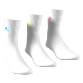 Adidas Cushioned Sportswear Crew Socks 3 Pair Packs - White