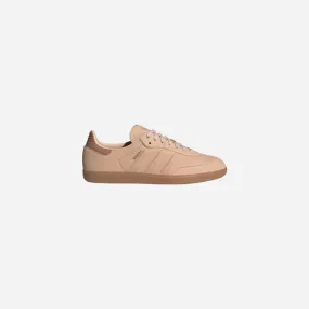 ADIDAS SAMBA SHOES HALO BLUSH / CLAY STRATA / GUM