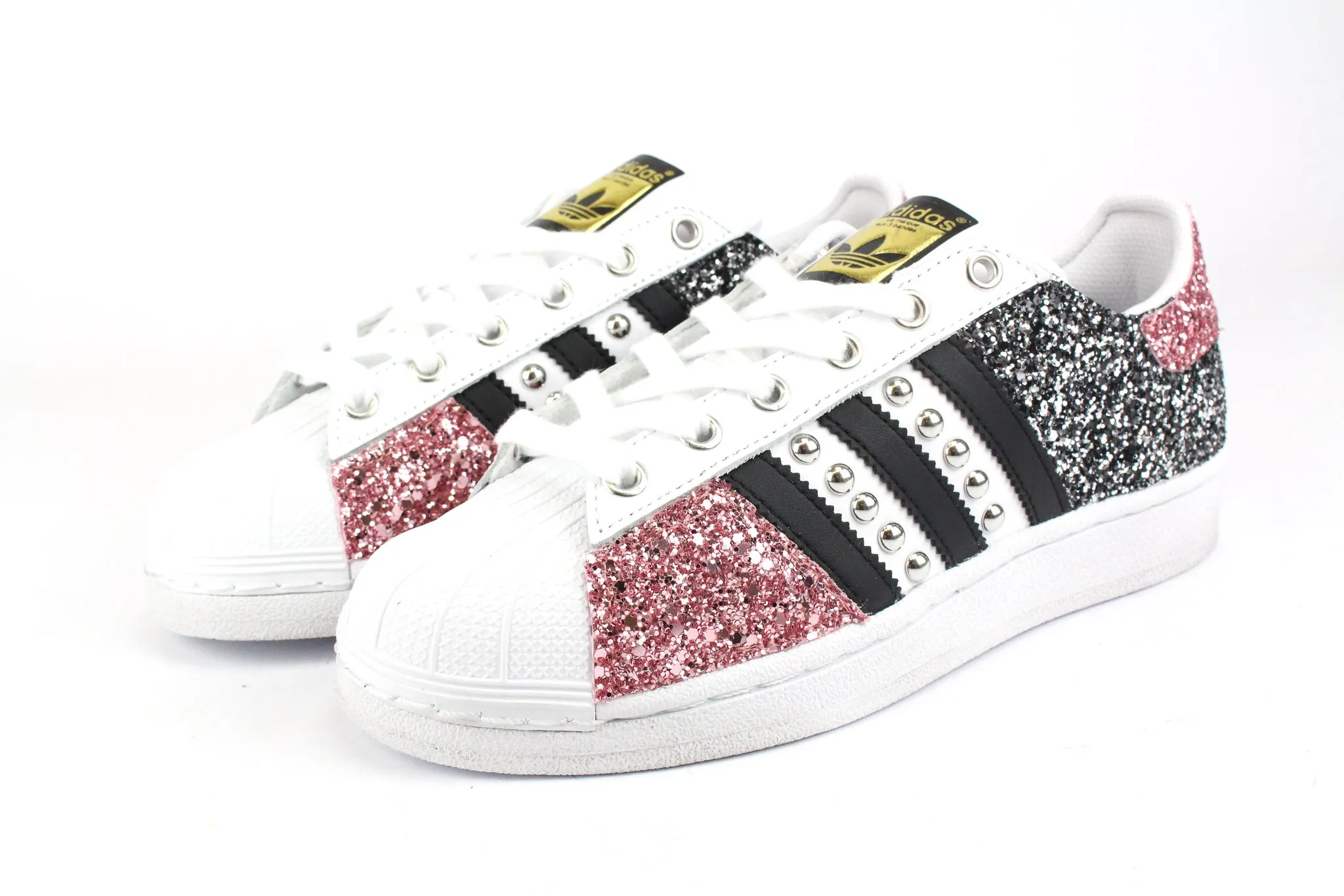 Adidas Superstar Total Glitter & Borchie