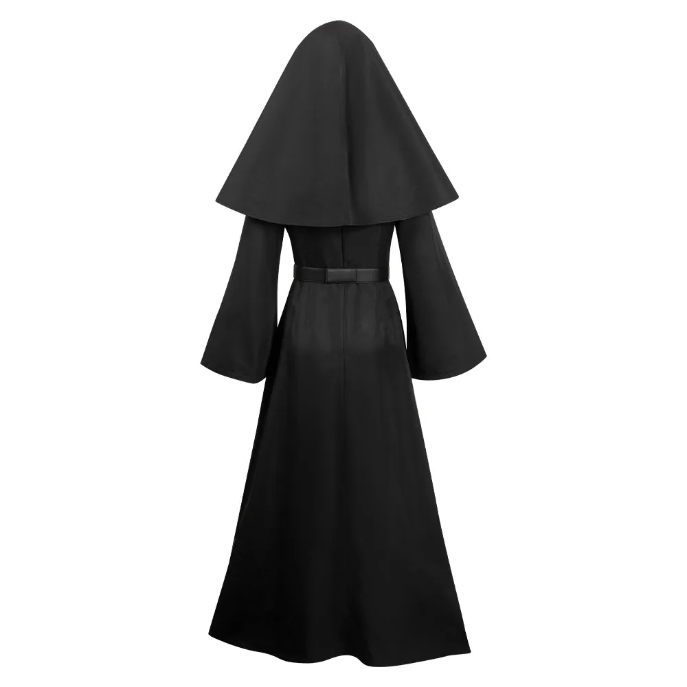 Adulte La Nonne The Nun Noir Femme Halloween Carnaval