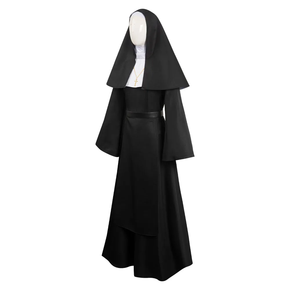 Adulte La Nonne The Nun Noir Femme Halloween Carnaval