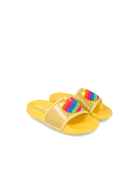 Agatha Ruiz de la Prada Girls Yellow Pool Slider