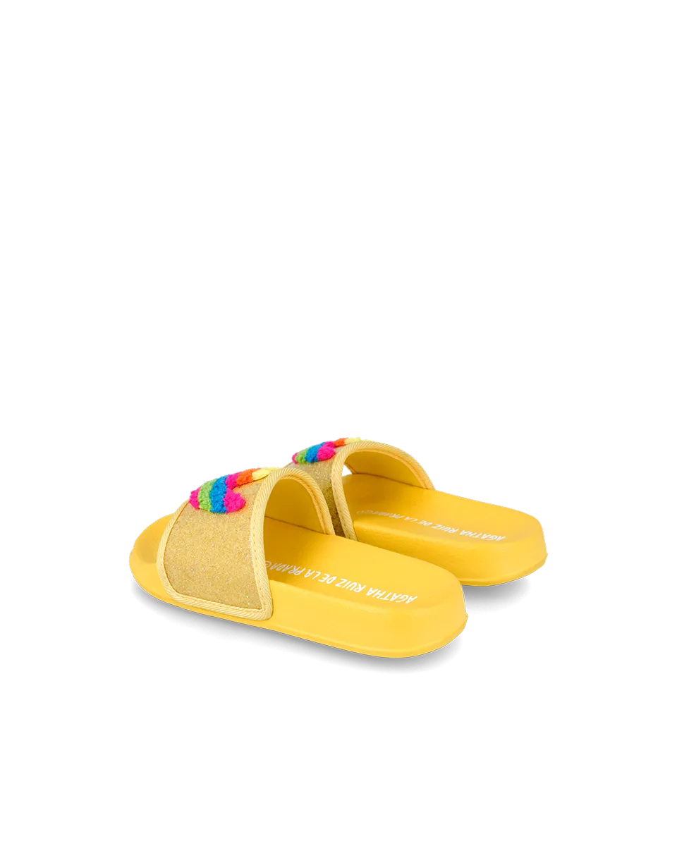 Agatha Ruiz de la Prada Girls Yellow Pool Slider