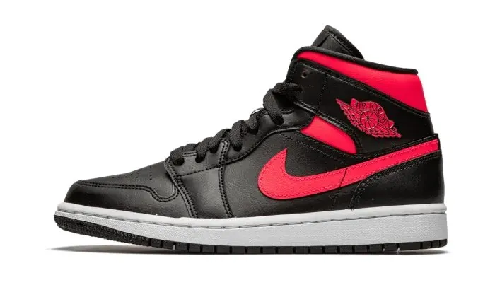 Air Jordan 1 Mid Black Siren Red