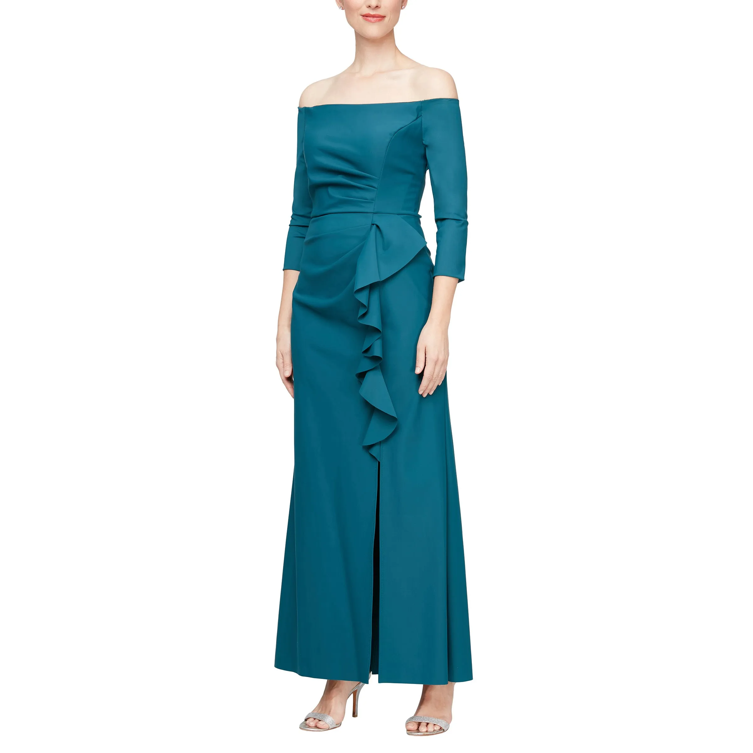 Alex Evenings 8134325 Long Formal Mother of the Bride Dress