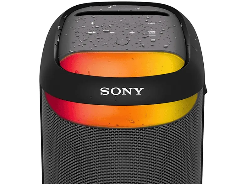 Altavoz de gran potencia - Sony SRS-XV500B, Inalámbrico para fiestas, Sonido potente, MEGA BASS, 25h batería, Portátil, Bluetooth, Karaoke y Guitarra