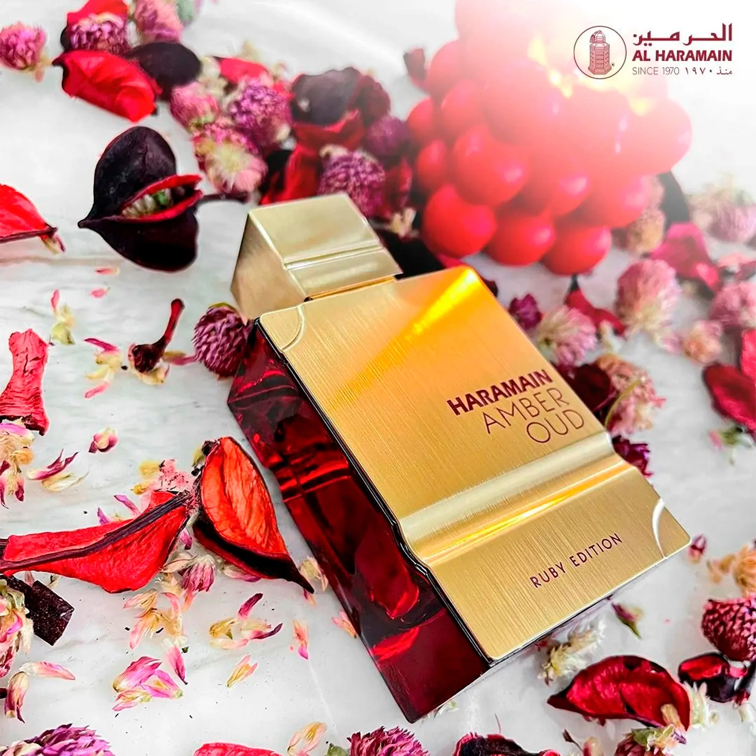 Amber Oud Ruby Edition Al Haramain 120ML Hombre