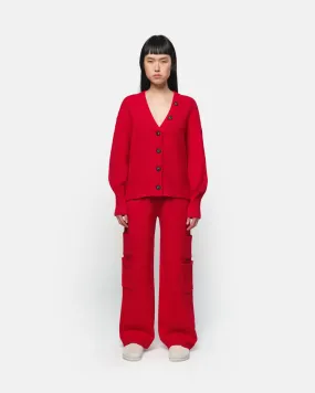 Anderson Cardigan Rouge