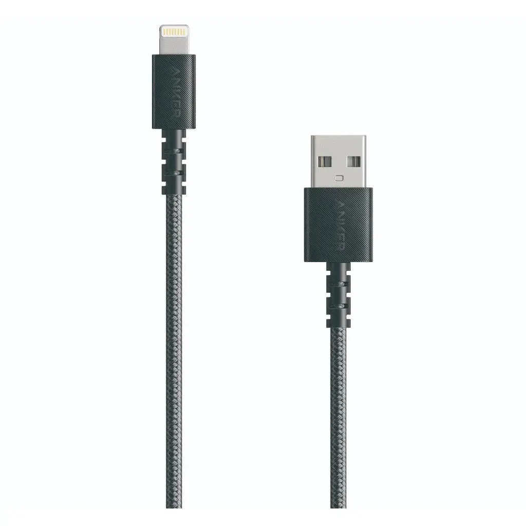 Anker PowerLine Select  USB A to Lightning Cable [MFi Certified] Braided Nylon 3ft/0.9m Cable A8012