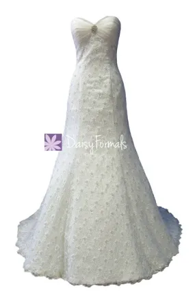 Appealing Lace Wedding Dress / Trumpet Bridal Gown (WDG005)