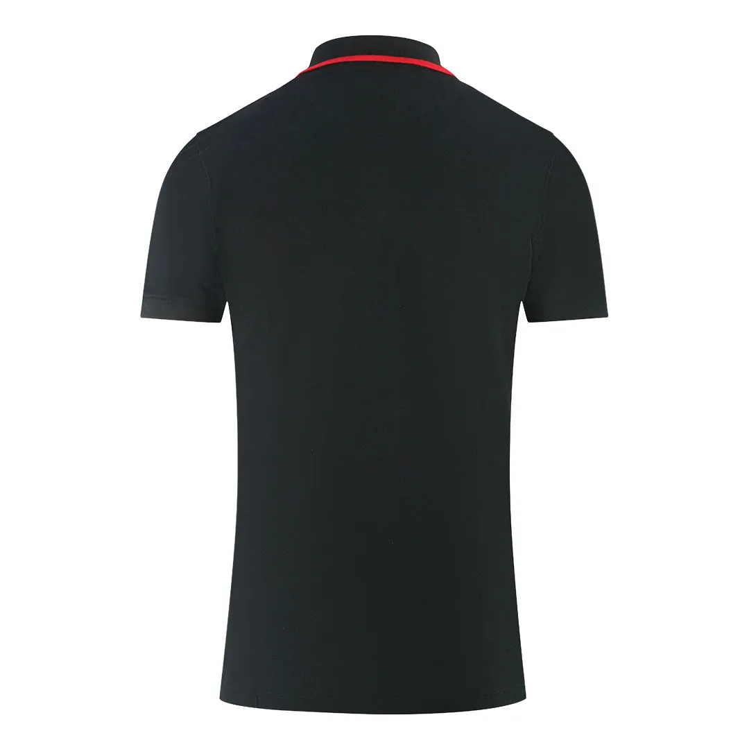 Aquascutum London 1851 Black Polo Shirt