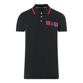 Aquascutum London 1851 Black Polo Shirt