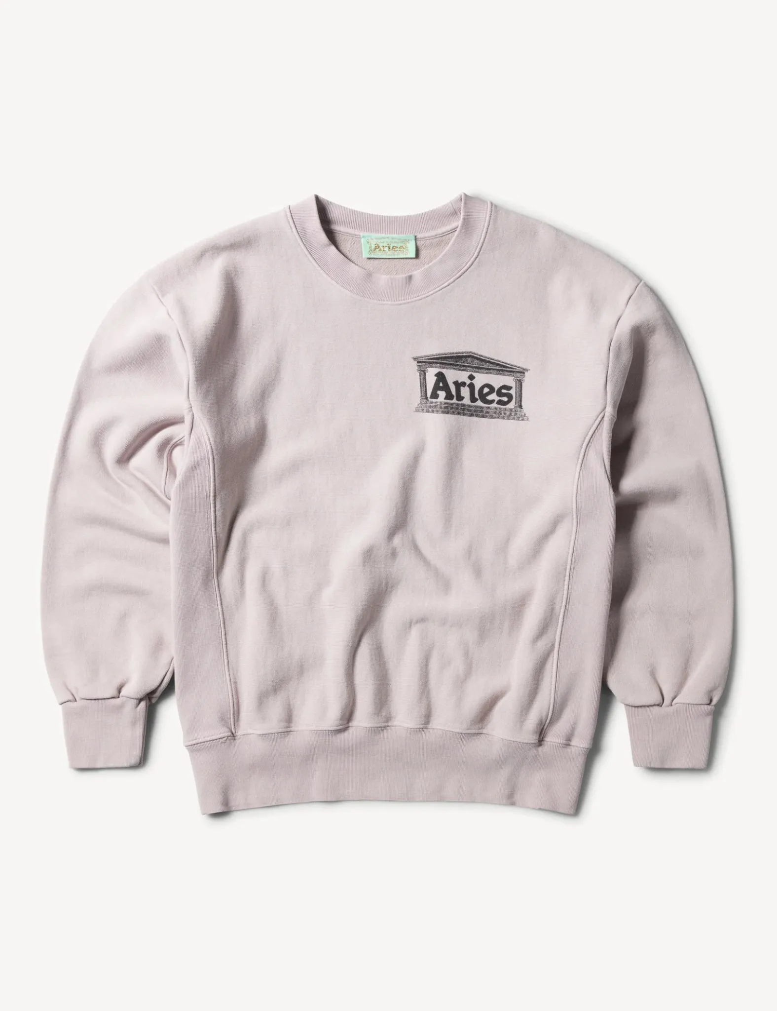 Aries Aged Premium Temple Sweatshirt - Lilac