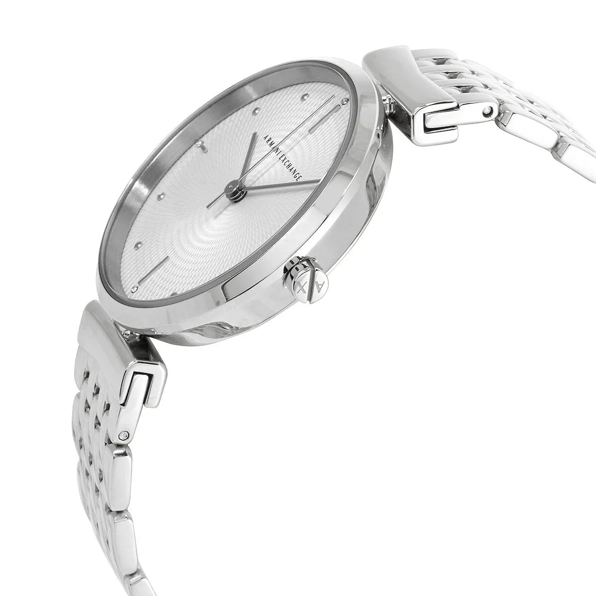 Armani Exchange Zoe Quartz White Dial Ladies Watch AX7117