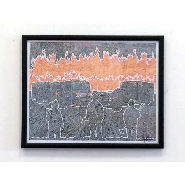 Art Print - A Blazing