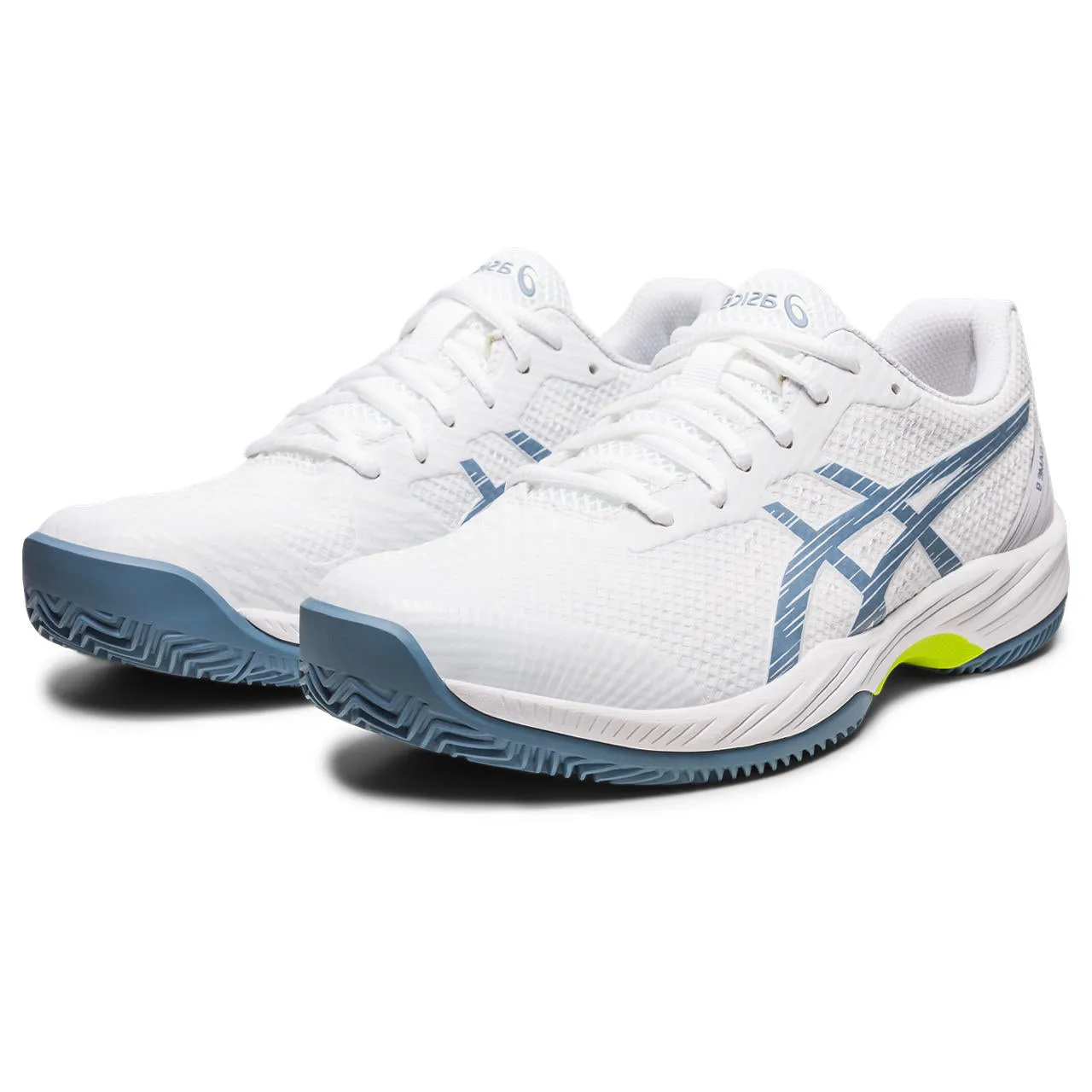 Asics 1041A358 Gel Game 9 Clay Omni Court Mens 101 White/Steel Blue