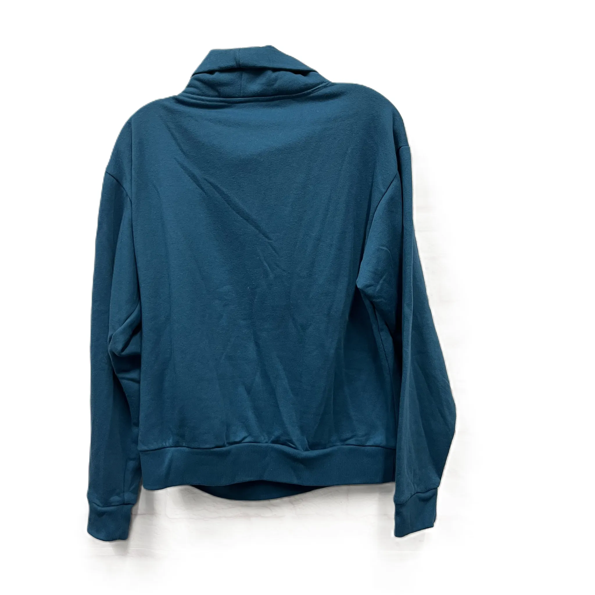 Athletic Sweatshirt Collar By Pink In Teal, Size: S