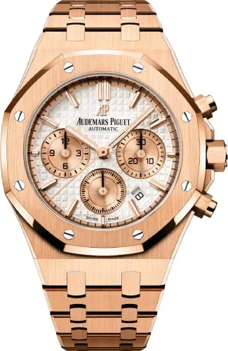 Audemars Piguet Royal Oak Chronograph Rose Gold 38mm Silver Dial 26315OR.OO.1256OR.01